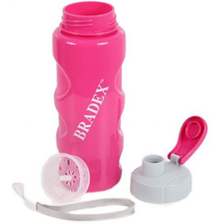Бутылка для воды Bradex "Ивиа" 500 мл с фильтром (SF 0439) фуксия