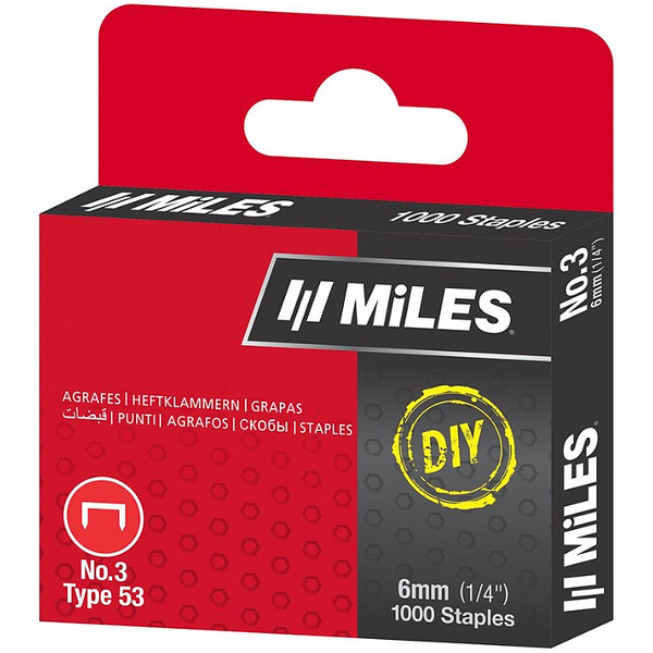 Скоба Miles NO.3-6MM DIY