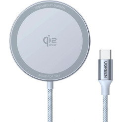Беспроводное зарядное Ugreen Magflow W753 55959 (голубой)