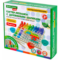 Сортер-мозаика BRAUBERG Монтессори  665248