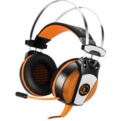 Наушники с микрофоном Jet.A GHP-600 Pro (чёрно-оранжевая)