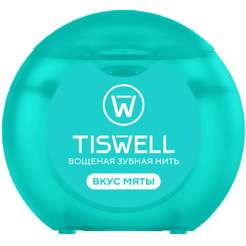 Зубная нить Tiswell с мятным вкусом (50м)