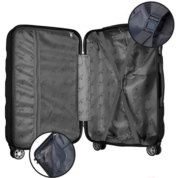 Чемодан Peterson PTN 5806-W-L (черный)