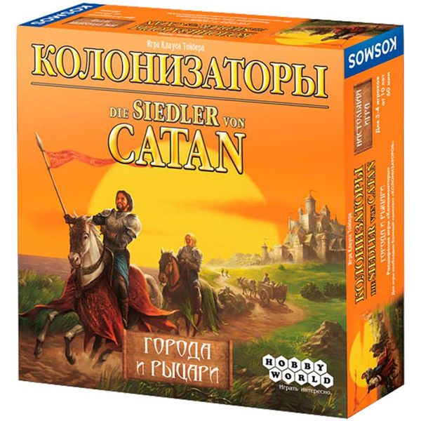 Настольная игра Hobby World 915851 Колонизаторы Catan : Города и рыцари (2024)
