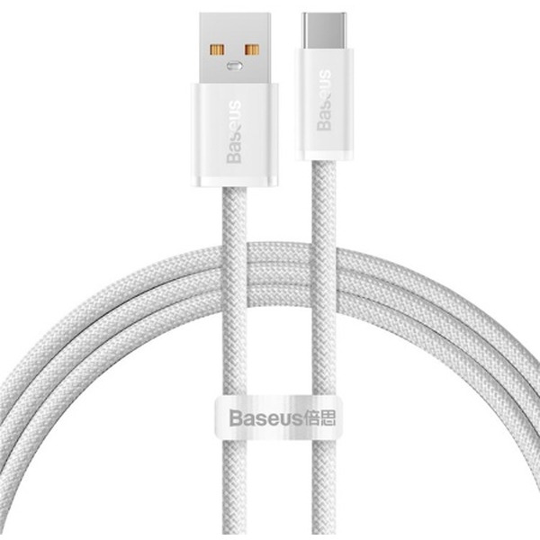 Кабель Baseus Dynamic Series Fast Charging Data Cable 100W USB Type-A - USB Type-C CALD000602 (1 м, белый)