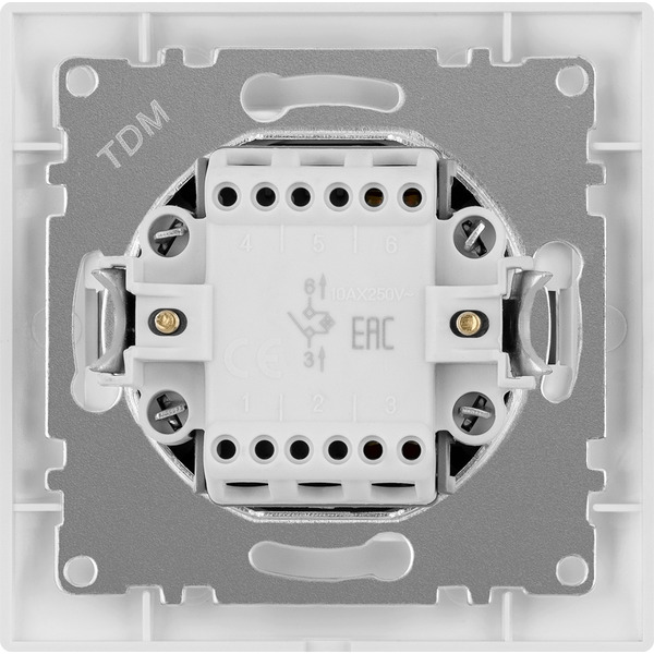 Выключатель TDM Electric Лама SQ1815-0004 (белый)