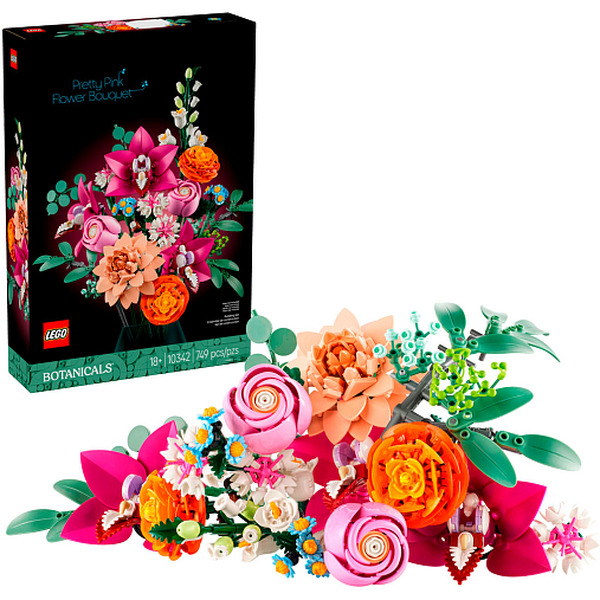 Конструктор LEGO The Botanicals 10342 Милый розовый букет цветов