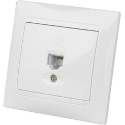 Розетка телефонная TDM Лама SQ1815-0015