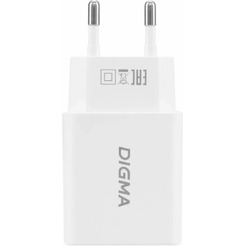 Сетевое зарядное устройство Digma DGW2D (белый)
