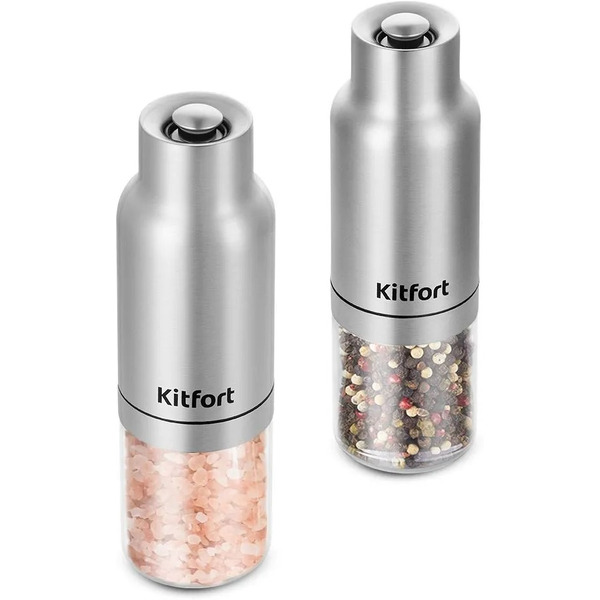Набор автоматических мельниц для соли и перца Kitfort КТ-6383