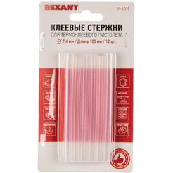 Клеевые стержни Rexant 09-1010 (12 шт, прозрачный)