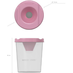 Стакан-непроливайка Erich Krause Pastel 58677