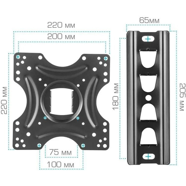 Кронштейн для телевизора Arm Media LCD-405 (черный)