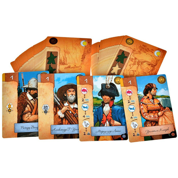 Настольная игра Hobby World 915881 Льюис и Кларк Экспедиция