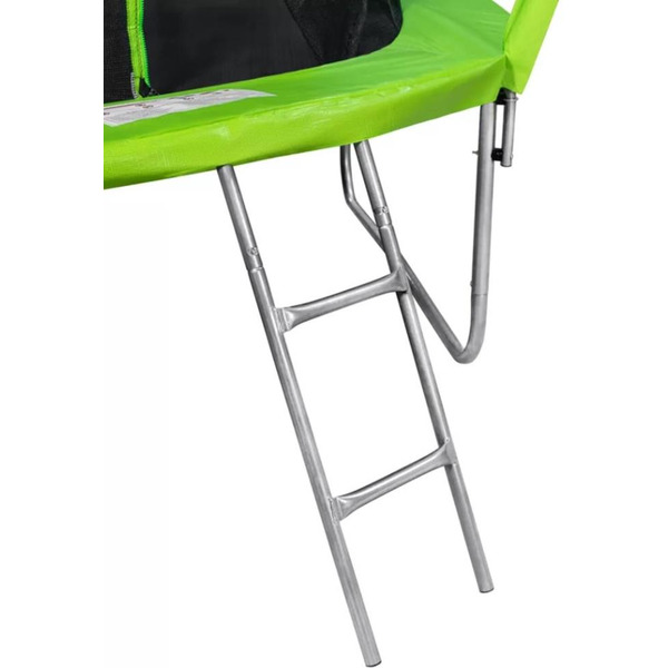 Батут Alpin ASK-312 SKY Carbon inside зеленый (с защитной сеткой и лестницей)