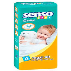 Подгузники Senso Baby Ecoline Maxi 4 (40 шт)