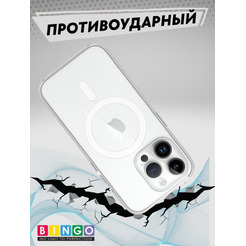 Бампер BINGO Clear Magnetic для APPLE iPhone 16 Pro Max прозрачный