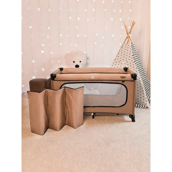 Кровать-манеж Martin Noir Favor (Eridan Вrown)