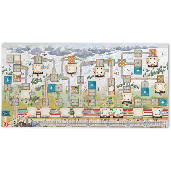 Настольная игра Звезда Великий Западный Путь. Дорога на север 8878