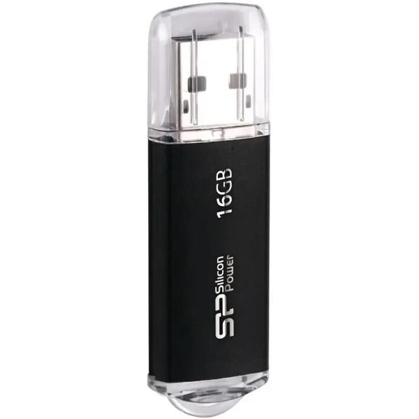 Флеш накопитель SILICON POWER SP016GBUF2M01V1K 16GB Ultima II I-series Black