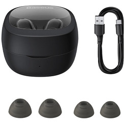 Наушники Baseus Bowie WM02 True Black Bluetooth (NGTW370201)