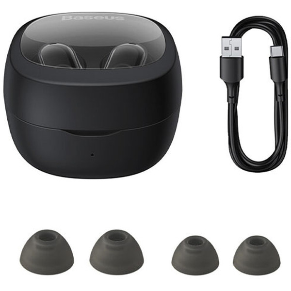 Наушники Baseus Bowie WM02 True Black Bluetooth (NGTW370201)