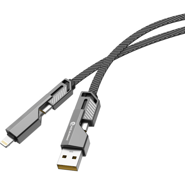 Кабель Atomic Sprut 4в1 60W 30.404 (1.5м, серый)