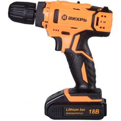 Дрель-шуруповерт Вихрь ДА-18Л-2 (72/14/16) с 1-им АКБ и ЗУ