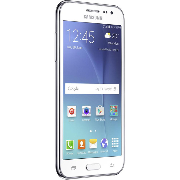 Смартфон SAMSUNG Galaxy J2 SM-J200H, белый (SM-J200HZWDSER)