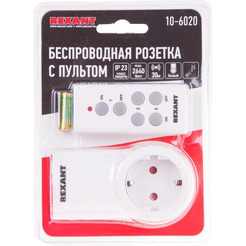 Радиоуправляемая розетка c пультом Rexant  RX-001 10-6020