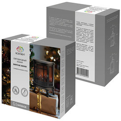 Светодиодный камин NEON-NIGHT Винтаж мини с эффектом живого огня 511-022