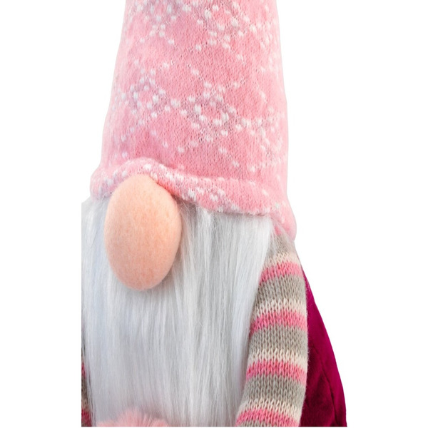 Украшение новогоднее интерьерное ЗОЛОТАЯ СКАЗКА Гном с сердечком 592524