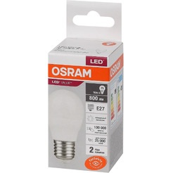 Светодиодная лампа OSRAM LVCLP75 10SW/840 230V E27 10X1