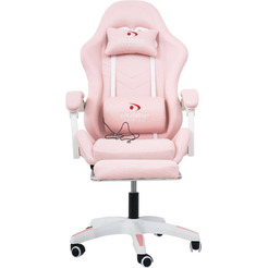 Вибромассажное кресло Calviano 1584 (розовая ткань)