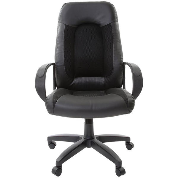 Кресло Brabix Strike EX-525 (кожзам/ткань TW, черный) 531381