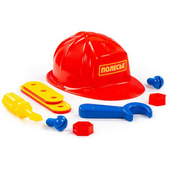 Игровой комплекс Полесье "Механик" (каска+ слесарный инструмент)