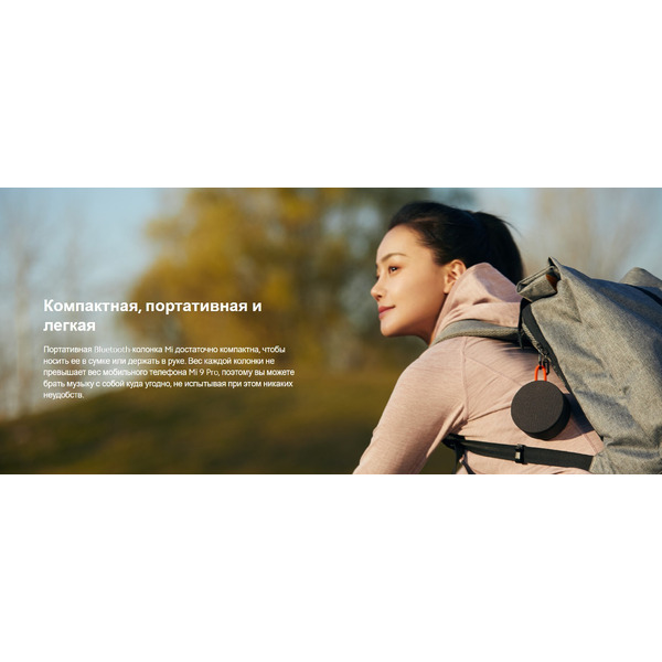 Портативная колонка Xiaomi Mi Portable Bluetooth Speaker (Grey)