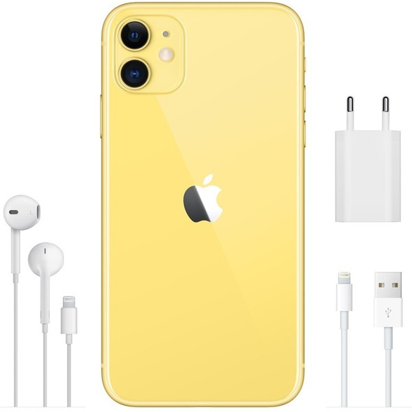 Смартфон APPLE iPhone 11 128GB Yellow (MWM42RM/A)