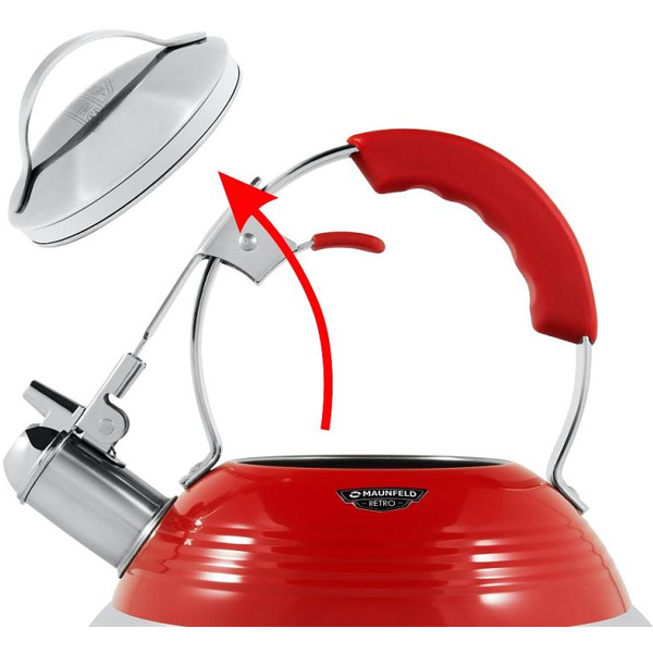 Чайник со свистком MAUNFELD MRK-119R
