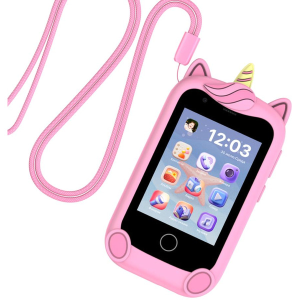 Мобильный телефон с игровыми функциями ELARI GamePhone (черный/розовый)