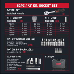 Универсальный набор инструментов Deli EDQ43062
