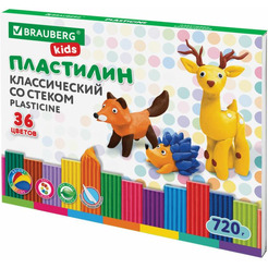 Пластилин BRAUBERG Kids 106438 (36 цветов)