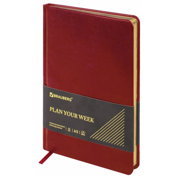 Еженедельник недатированный BRAUBERG Iguana 114477