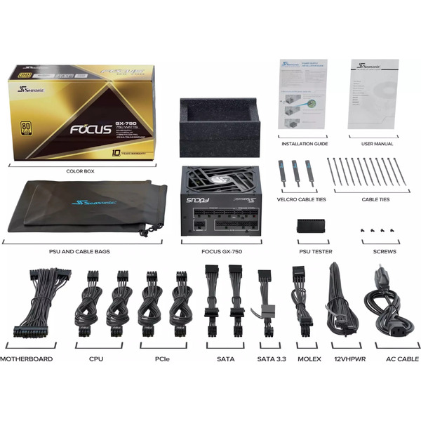 Блок питания Seasonic Focus GX-750