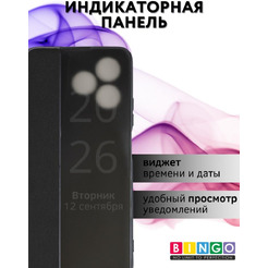 Чехол-книга Bingo Smart для REALME C51/C53/Narzo N53 Черный