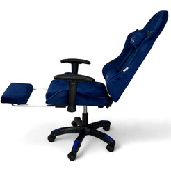 Игровое кресло Calviano 1585 (синий велюр)