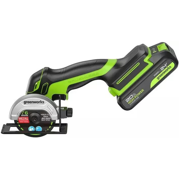 Угловая шлифмашина Greenworks GD24UCS 3402007CUA
