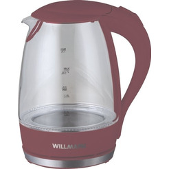 Электрочайник Willmark WEK-1708G (бордовый)