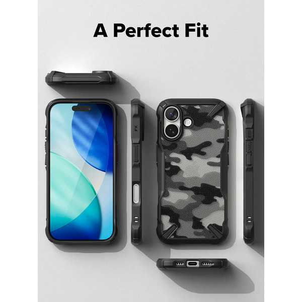 Чехол Ringke FUSION X для iPhone 17 CAMO BLACK