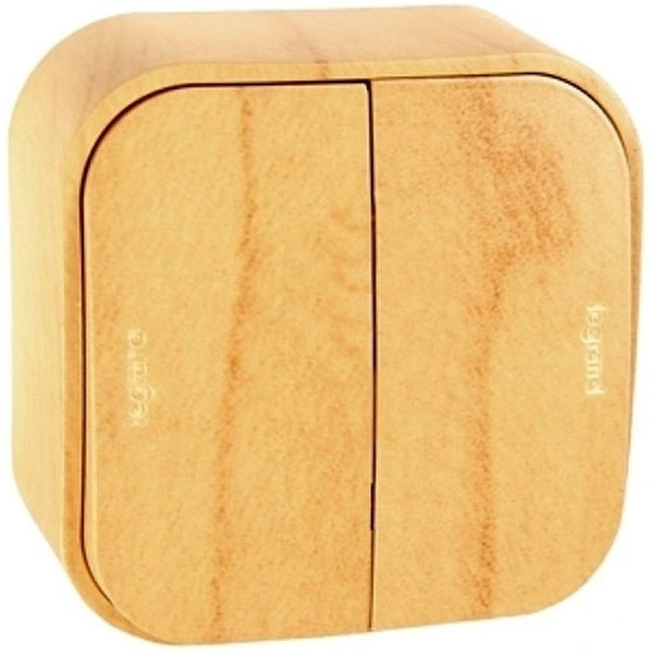 Выключатель Legrand Quteo 782262 (дерево)